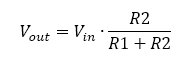 Formel Spannungsteiler